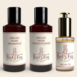 Argan Hair Care Trio - Mr Red Fox Of London