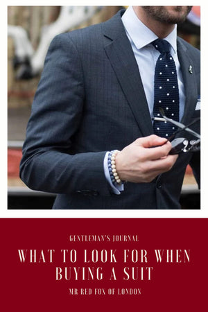 What to Look for When Buying a Suit