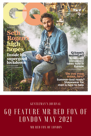 GQ Magazine Feature Mr Red Fox Of London's Soho Styling Spray